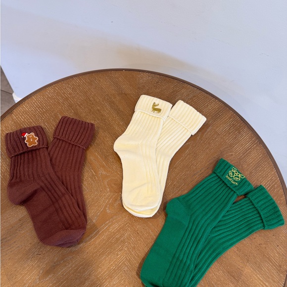 Accessories - 🎄 Cozy Christmas Socks Set | Gingerbread, Lucky, Reindeer | Gift Boxed